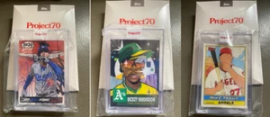 Topps Project70 Baseball 3 Karten Konvolut (Bellinger, Henderson, Mike Trout) #25-27 - Bild 1 von 4