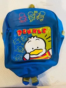 vintage sanrio pekkle backpack blue 1995 duck rare - Picture 1 of 3