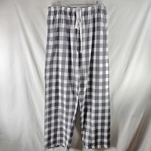 Pijama Boxercraft Franela Pantalones de Salón Unisex Adulto 2XL Gris Cordón a Cuadros - Imagen 1 de 12