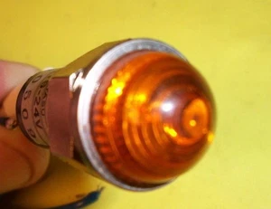 Luz indicadora ámbar Maruyasu DM16-24V - Imagen 1 de 2