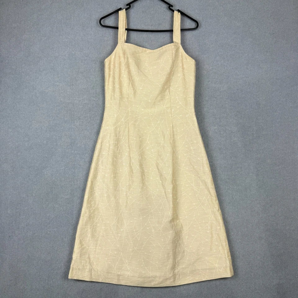 Vestido Robert Burton Mujer 10 Beige Forrado Ligero Foto 1 de 4