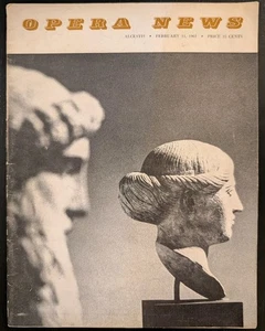 Metropolitan Opera News Magazine - 2/11/1961 Eileen Farrell,  Gluck Alcestis - Foto 1 di 6