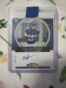 WAN'DALE ROBINSON 2022 Panini Contenders Rookie Roundup EN TARJETA AUTOMÁTICA #'d/99 - Imagen 1 de 5