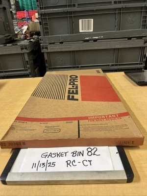 Junta de cárter de aceite Felpro OS30389R Chevrolet nueva en caja FelPro vintage y genuina Foto 1 de 4