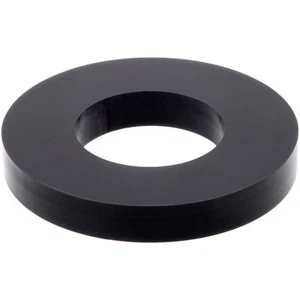 Soporte de exhibición delgado esfera acrílica negra Plymor, 0,25" H x 1,5" W - Imagen 1 de 1
