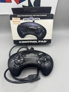BOXED SEGA GENESIS GAME CONTROL PAD CONTROLLER 3 BUTTON 1989 ORIGINAL VINTAGE - Picture 1 of 15
