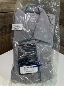 Elbeco Duty Maxx Short Sleeve Uniform Work Shirt NWT Size 34 Gray - Picture 1 of 5