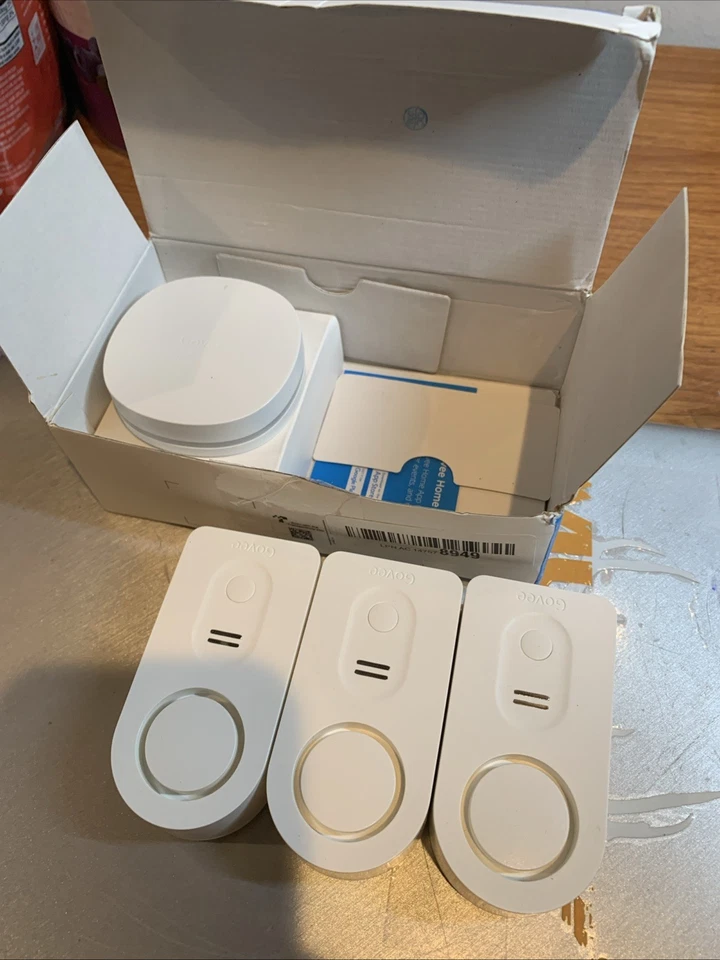 Govee Water Detector 3-Pack w/ RF Wi-Fi Gateway H5054 + H5040 Used - Image 1 of 1