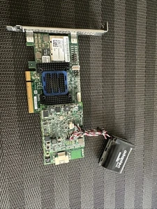 ADAPTEC ASR-6405 6GBit/s 512MB SAS RAID CONTROLER PCI-E Z BATERIĄ #GK9500 - Zdjęcie 1 z 5