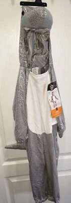 boys girls NEW NWT SILVER SHINY SHARK HALLOWEEN COSTUME size 2/3T msrp 25.00  - Image 1 of 3