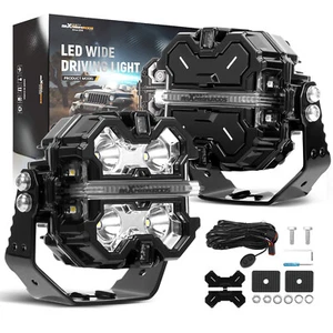 Off Road LED Light Pods 3.5" 160W White Spot Beam Side Shooter Auxiliary Lights - Picture 1 of 98