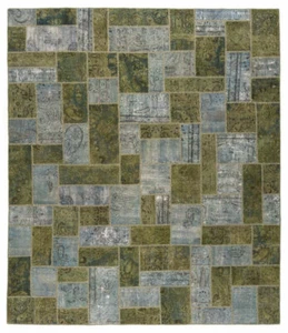 Patchwork hand-knotted Persian carpet 312 x 268 cm-oriental carpet, carpet, rug - Picture 1 of 6