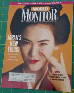 World Monitor: The Christian Science Monitor Magazine September 1991 Japan - Picture 1 of 7