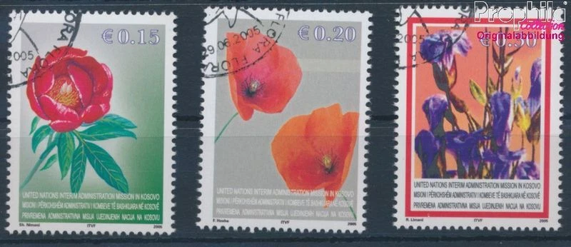 kosovo 28-30 (complète edition) oblitéré 2005 Locals Flora (10346751 - Photo 1/1