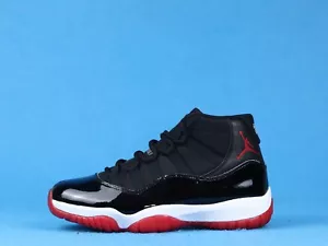 Air Jordan 11 Retro “Bred” 378037-061 Men Basketball Shoes - Picture 1 of 5