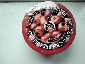THE BODY SHOP WILD CHERRY BODY BUTTER 200ML MOISTURISER NEW FULLY SEALED - Picture 1 of 4