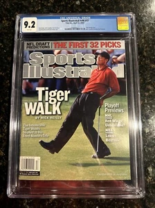 Tiger Woods Sports Illustrated CGC TIGER WALK Newsstand 2002 Masters - Picture 1 of 3