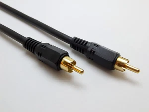 2m RG59/U Composit Digital Koaxial Kabel, Cinch-Coaxial Audio-Video Kabel - Bild 1 von 1