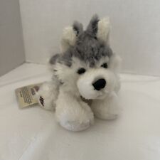 Ganz Webkinz Lil' Kinz Husky HS120 Plush Dog -  Gray & White