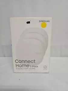 NEW Samsung Connect Home Smart W-Fi System 2x2 MIMO ET-WV520 AC1300 (3 Pack) - Picture 1 of 2