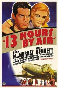 Thirteen Hours by Air DVD - Fred MacMurray dir. Leisen Vintage Drama Film 1936 - Imagen 1 de 6