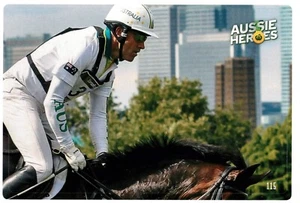 2021 Woolworths Aussie Heroes Olympics Equestrian Sticker Card - Andrew Hoy - Picture 1 of 3