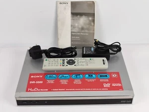 Sony SVR-S500 DVB HDD 80GB Freeview Twin Tuner EPG Original Remote User Manual - Picture 1 of 12