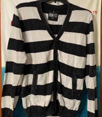 Cárdigan Iron Fist para hombre talla pequeña Foto 1 de 3