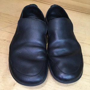 Vivobarefoot Halbschuhe Damen 7-7,5M EU 38 Opanka II Schwarz Leder Minimalistische Flats - Bild 1 von 18