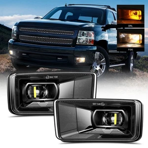 L+R LED Driving Fog Lights DRL Sealed For Chevrolet Silverado Suburban 2007-2014 - Picture 1 of 14
