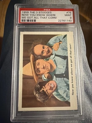 1959 Fleer The 3 Stooges #76 PSA 9 Mint - Image 1 of 2