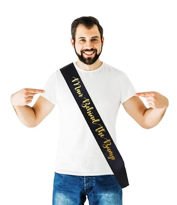 Faja divertida de baby shower "Man Behind the Bump" para papá, baby shower par... Foto 1 de 4