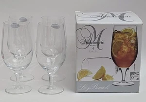 Gafas de cristal italianas Luigi Bormioli Michelangelo MJ y VK en caja - Imagen 1 de 14