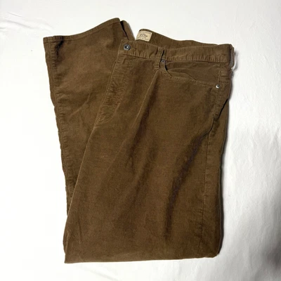 J. Crew Classic Straight Corduroy Pants Brown Men's Size 38X32 - Image 1 of 4
