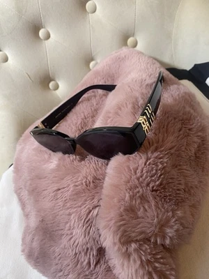 Miu Miu  Women's Cat Eye Sunglasses - Black Frame And Black Lenses - Image 1 of 4