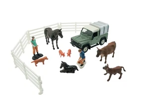 BRITAINS, LAND ROVER Box veterinario con animali, 1/32,  BRI43385 - Foto 1 di 1