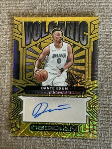 2024-25 Panini Obsidian Dante Exum 6/10 Gold Mojo Auto Volcanic Mavs š„š„ - Picture 1 of 2
