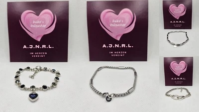 Verliebt: verschiedene Armketten/Fusskettchen Silber 925 mit Stempel - Bild 1 von 4