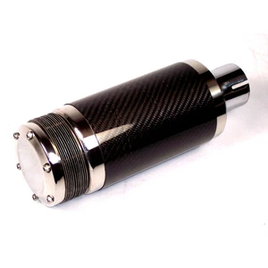 Carbon Fiber Spark Arrestor, 10 Inch Long, 4 Inch Outlet Dunebuggy & VW - Picture 1 of 1