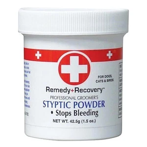 Remedy + Recovery 1,5 Unzen styptisches Pulver schnell Schnell Stopp Hund Katze Vogel Nagelblutung - Bild 1 von 4