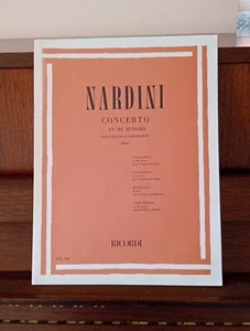 Nardini Concerto in E Minor for Violin And Piano *NEW* Pub. Ricordi ER 786 - Picture 1 of 5