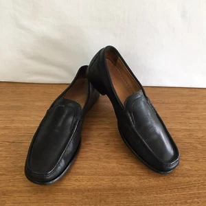 ☘️ Mens Coach Leather Dress Formal Work Loafers Slip On Shoes Black Size 10.5 D - Bild 1 von 8