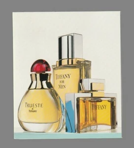 Carte publicitaire + patchs - advertising card - Parfum Tiffany 3 volets - Imagen 1 de 3