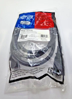 Tripp Lite P018-006 6' Power Extension Cord Cable, C15 to C14, 15A Black - Image 1 of 4