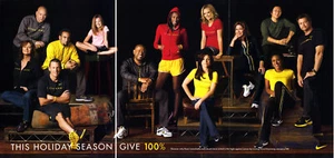 2008 Nike Lance Armstrong Susan Sarandon Hilary Duff Delany 6-page MAGAZINE AD - Picture 1 of 2