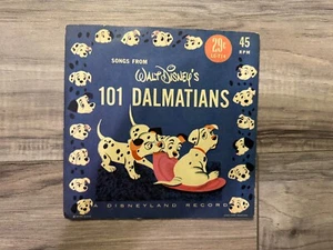 SONGS FROM WALT DISNEY S 101 DALMATIANS 45 RPM RECORD AND SLEEVE VTG - VG - Picture 1 of 8