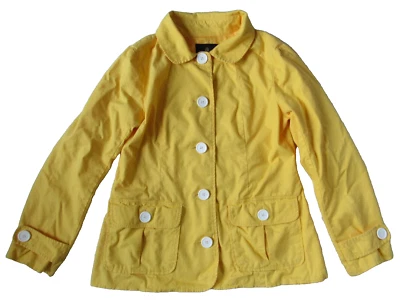 Chaqueta de abrigo para mujer Heritage 1981 forrada de sarga amarilla L grande Foto 1 de 4