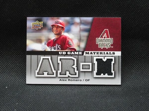 Alex Romero Relic 2009 Upper Deck UD Game Materials #GMAR Baseball Card - Picture 1 of 2