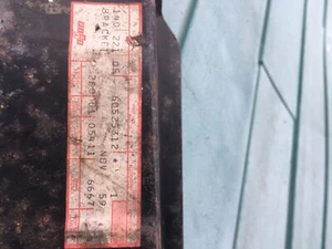 alfa romeo 33 nsf? wing rail new old stock Alfa part no 60525312 rare part - Picture 1 of 4
