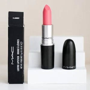 MAC Lustre Lipstick FLAMINGO Full Size: 3g / 0.1oz New in box - Picture 1 of 9